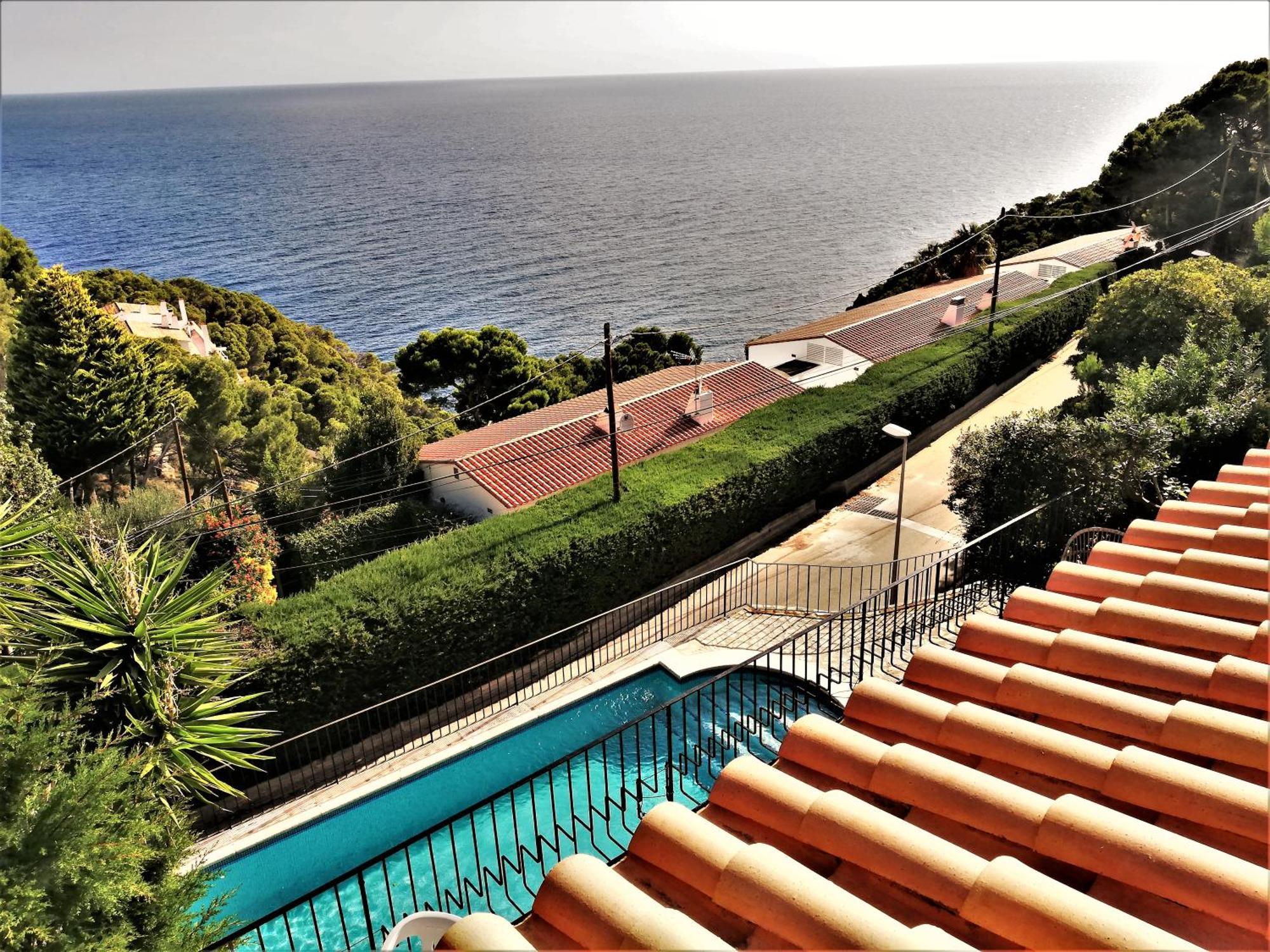 "La Terrasse De La Mer 8" -Climatisation-Wifi-Bbq -Piscine-Parking Begur Buitenkant foto